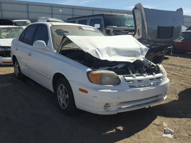 KMHCG45C83U456033 - 2003 HYUNDAI ACCENT GL WHITE photo 1