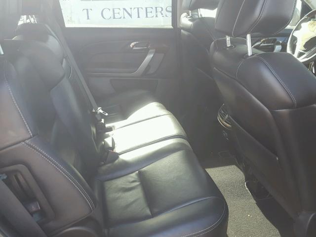 2HNYD2H6XDH501906 - 2013 ACURA MDX ADVANC BLACK photo 6