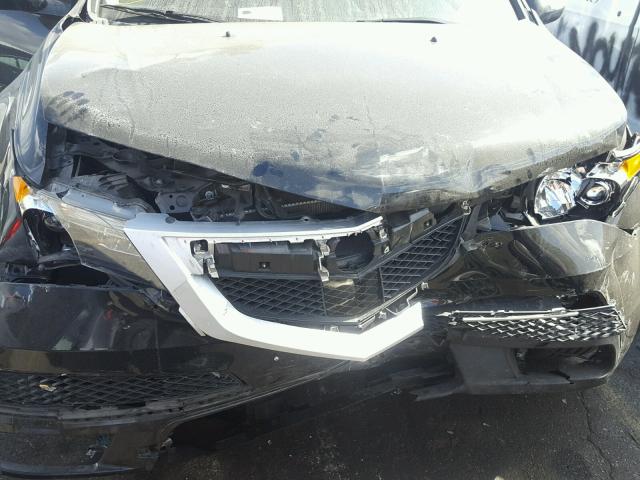 2HNYD2H6XDH501906 - 2013 ACURA MDX ADVANC BLACK photo 7