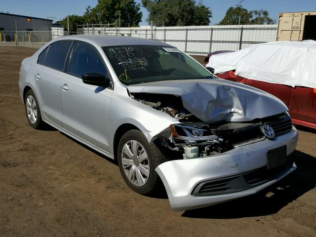 3VW2K7AJ3DM369230 - 2013 VOLKSWAGEN JETTA BASE SILVER photo 1