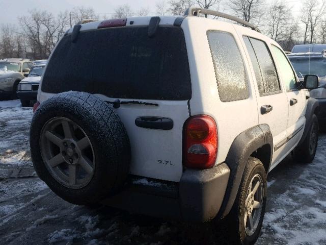 1J4GL48K73W569474 - 2003 JEEP LIBERTY SP WHITE photo 4