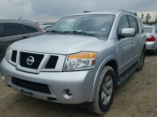 5N1BA08D39N602383 - 2009 NISSAN ARMADA SE SILVER photo 2