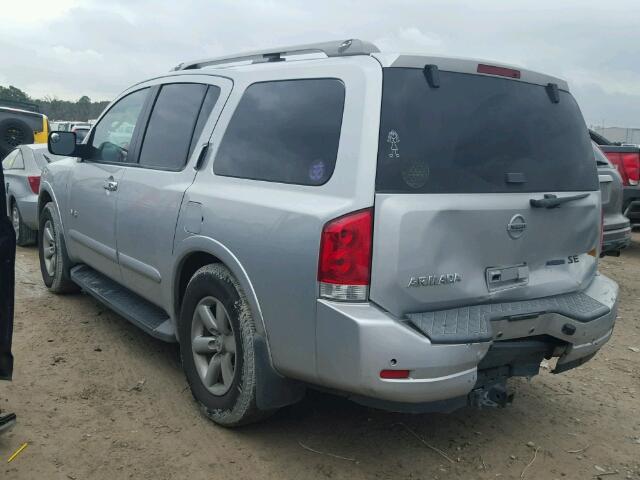 5N1BA08D39N602383 - 2009 NISSAN ARMADA SE SILVER photo 3