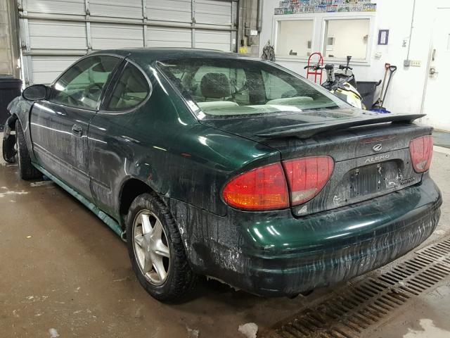 1G3NL12E01C263553 - 2001 OLDSMOBILE ALERO GL GREEN photo 3