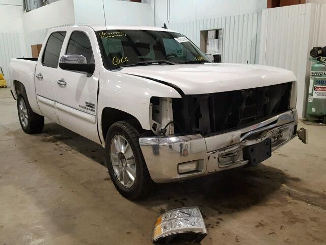 3GCPCSE08DG228842 - 2013 CHEVROLET SILVERADO WHITE photo 1