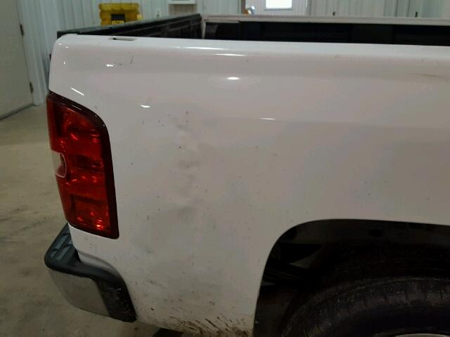 3GCPCSE08DG228842 - 2013 CHEVROLET SILVERADO WHITE photo 9