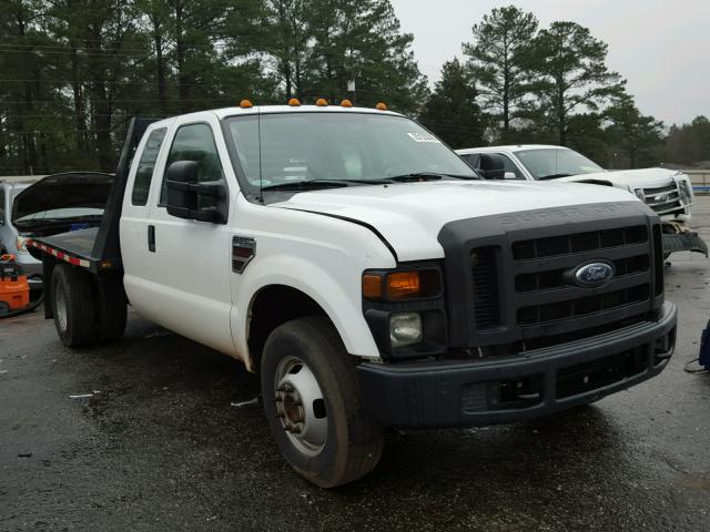 1FDWX36R38EE48692 - 2008 FORD F350 SUPER WHITE photo 1