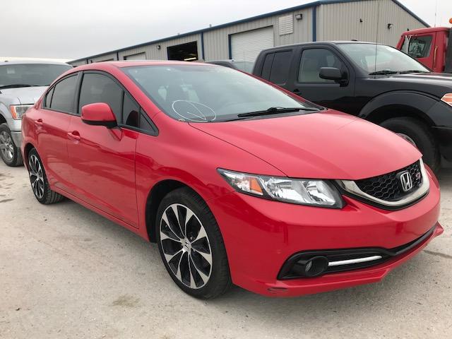 2HGFB6E55DH702703 - 2013 HONDA CIVIC SI RED photo 1