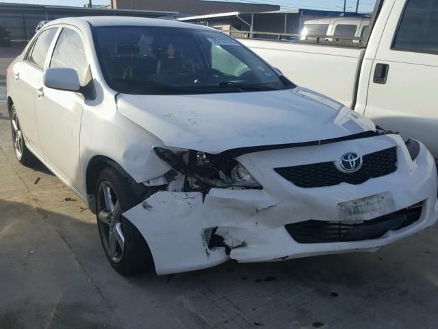 JTDBL40E399028550 - 2009 TOYOTA COROLLA BA WHITE photo 1