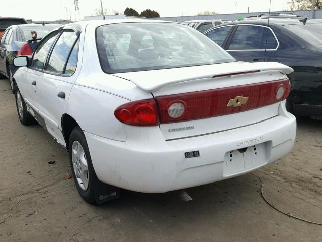 1G1JC52F347216876 - 2004 CHEVROLET CAVALIER WHITE photo 3