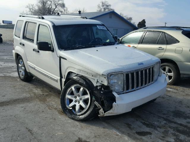 1J8GN58K48W167546 - 2008 JEEP LIBERTY LI WHITE photo 1