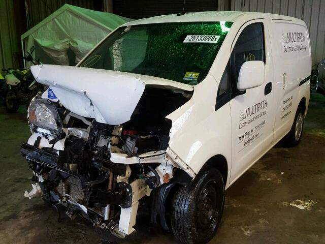 3N6CM0KNXEK699922 - 2014 NISSAN NV200 2.5S WHITE photo 2