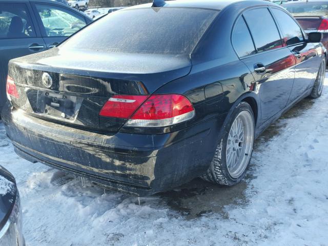 WBAHN835X6DT64449 - 2006 BMW 750 LI BLACK photo 4