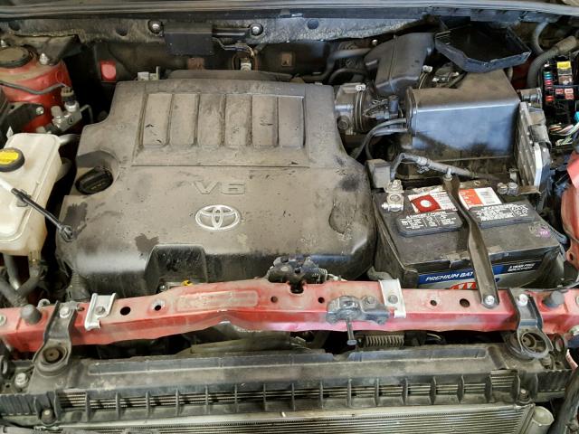 JTMDK4DV3B5104576 - 2011 TOYOTA RAV4 LIMIT RED photo 7