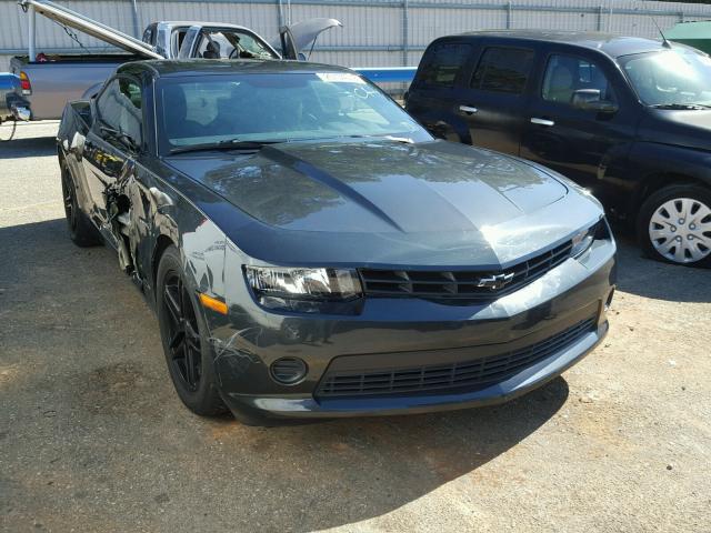 2G1FB1E37F9307458 - 2015 CHEVROLET CAMARO LS GRAY photo 1