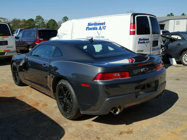 2G1FB1E37F9307458 - 2015 CHEVROLET CAMARO LS GRAY photo 3