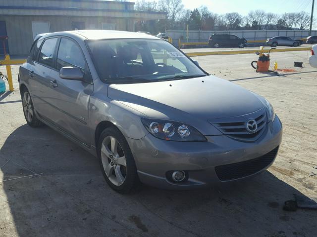 JM1BK143X61431848 - 2006 MAZDA 3 HATCHBAC GRAY photo 1