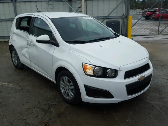 1G1JC6SH3F4130477 - 2015 CHEVROLET SONIC LT WHITE photo 1