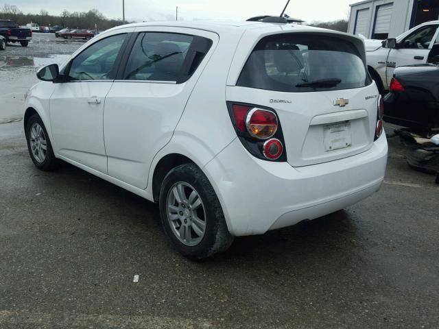 1G1JC6SH3F4130477 - 2015 CHEVROLET SONIC LT WHITE photo 3