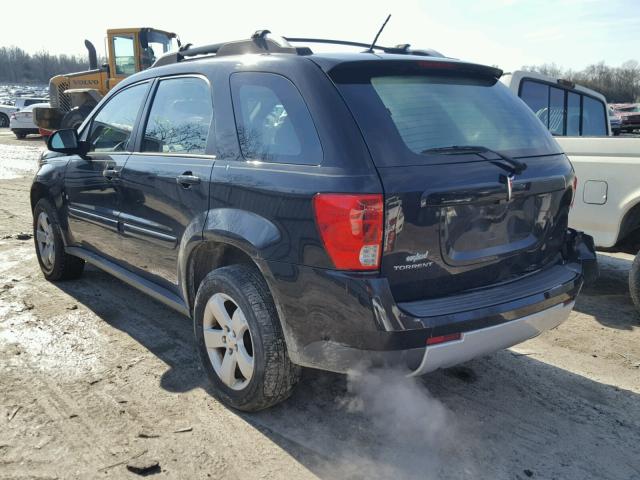 2CKDL33F386281667 - 2008 PONTIAC TORRENT BLACK photo 3