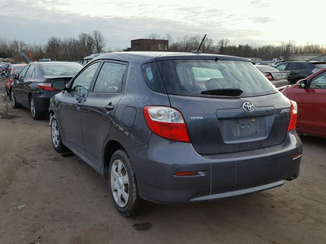 2T1KU40E79C094896 - 2009 TOYOTA COROLLA MA GRAY photo 3