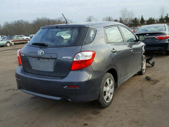 2T1KU40E79C094896 - 2009 TOYOTA COROLLA MA GRAY photo 4