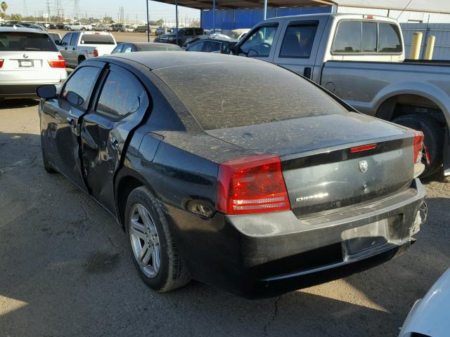 2B3KA43G06H305350 - 2006 DODGE CHARGER SE BLACK photo 3