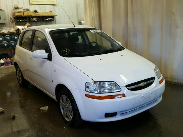 KL1TD666X8B086828 - 2008 CHEVROLET AVEO BASE WHITE photo 1