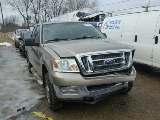 1FTRX14W24NA03658 - 2004 FORD F150 GOLD photo 1