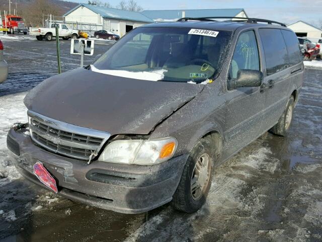 1GNDX03E9YD331529 - 2000 CHEVROLET VENTURE TAN photo 2