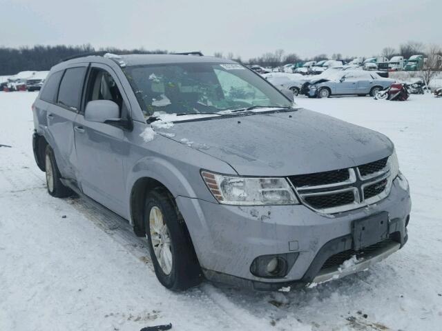 3C4PDDBGXFT593415 - 2015 DODGE JOURNEY SX SILVER photo 1