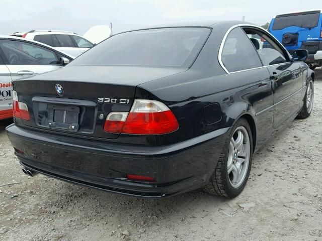 WBABN53432JU39824 - 2002 BMW 330 CI BLACK photo 4