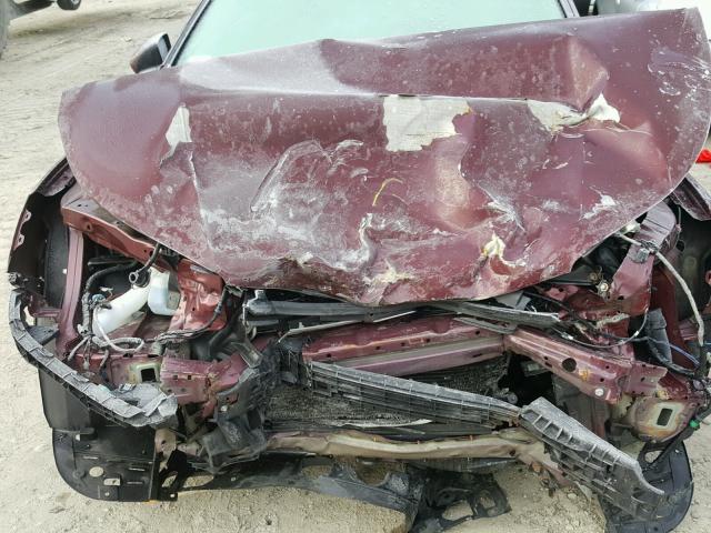 1HGCR2F37EA156894 - 2014 HONDA ACCORD LX MAROON photo 7