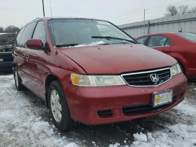 2HKRL18932H573309 - 2002 HONDA ODYSSEY EX RED photo 1