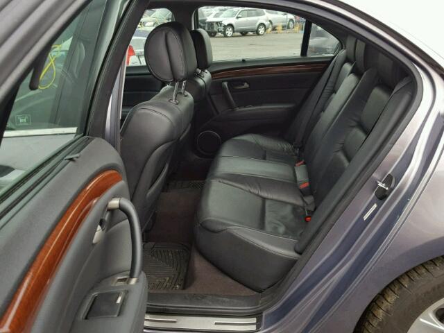 JH4KB16648C000225 - 2008 ACURA RL ნაცრისფერი ფოტო 6