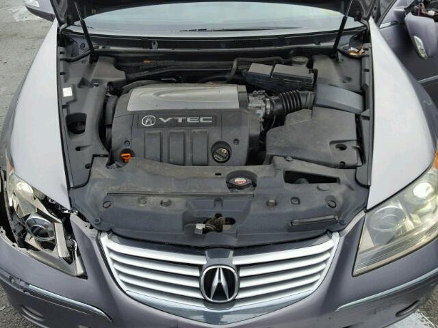 JH4KB16648C000225 - 2008 ACURA RL ნაცრისფერი ფოტო 7