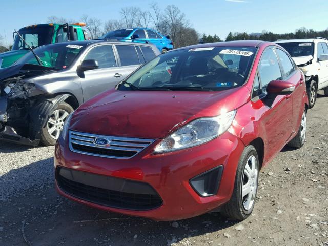 3FADP4BJ3DM219523 - 2013 FORD FIESTA SE RED photo 2