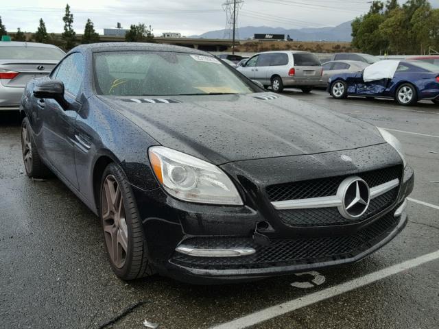 WDDPK5HA8CF015288 - 2012 MERCEDES-BENZ SLK 350 BLACK photo 1