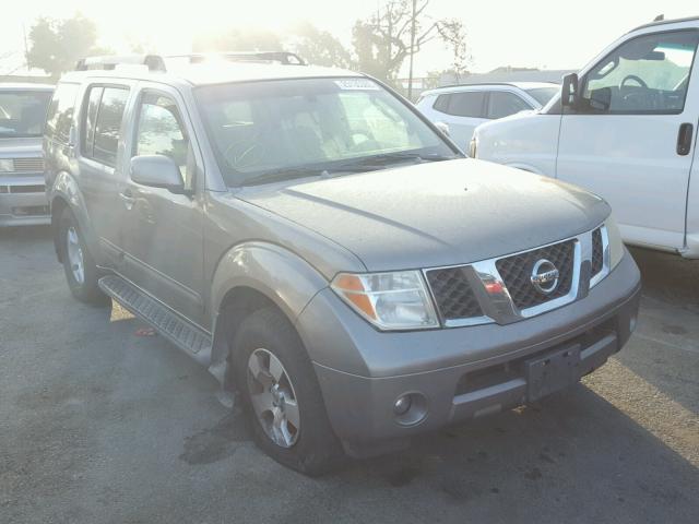 5N1AR18U45C732043 - 2005 NISSAN PATHFINDER TAN photo 1