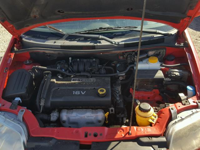 KL1TD66668B242606 - 2008 CHEVROLET AVEO BASE 红色 照片 7