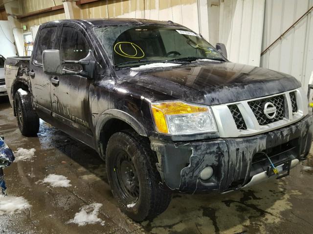 1N6BA0EC8EN502836 - 2014 NISSAN TITAN S BLACK photo 1