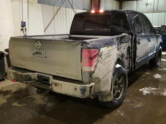 1N6BA0EC8EN502836 - 2014 NISSAN TITAN S BLACK photo 4