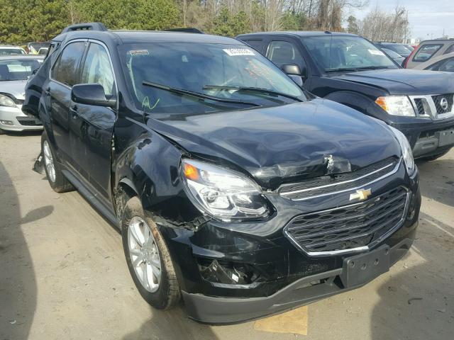 2GNALCEK2H6109576 - 2017 CHEVROLET EQUINOX LT BLACK photo 1