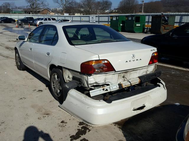 19UUA5664YA066162 - 2000 ACURA 3.2TL WHITE photo 3