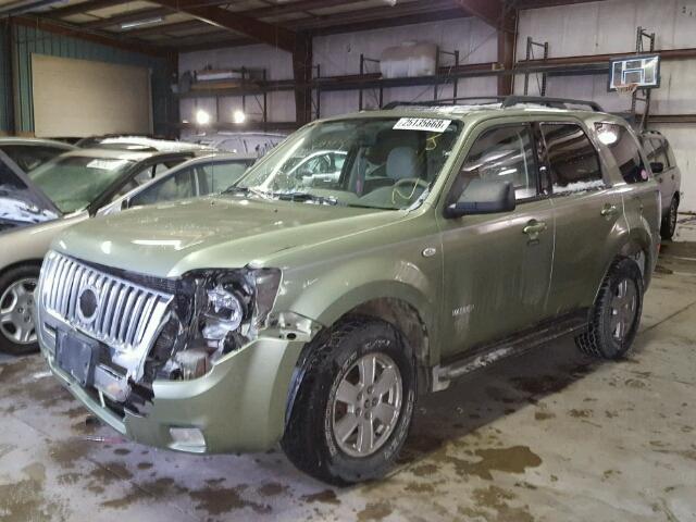 4M2CU91148KJ28703 - 2008 MERCURY MARINER GREEN photo 2