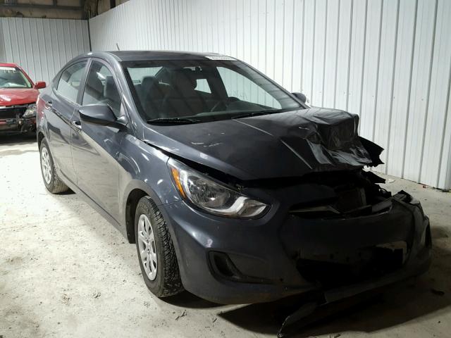 KMHCT4AE2CU095434 - 2012 HYUNDAI ACCENT GLS GRAY photo 1