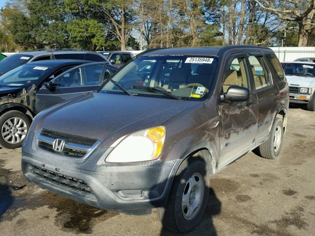 JHLRD68453C017016 - 2003 HONDA CR-V LX TAN photo 2