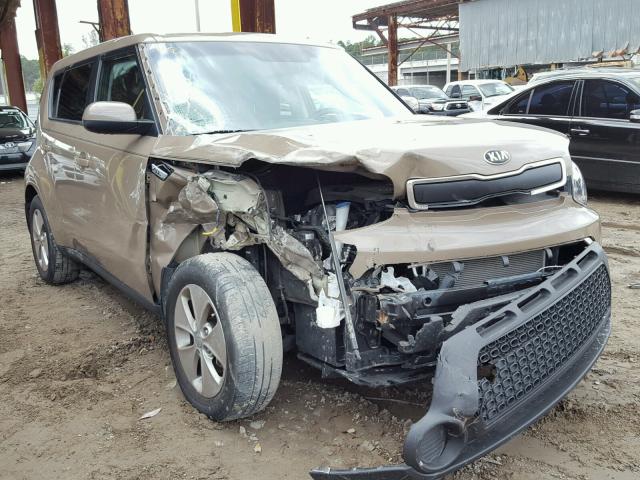 KNDJN2A22F7223285 - 2015 KIA SOUL TAN photo 1