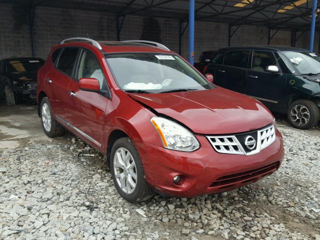 JN8AS5MT6BW176099 - 2011 NISSAN ROGUE S BURGUNDY photo 1