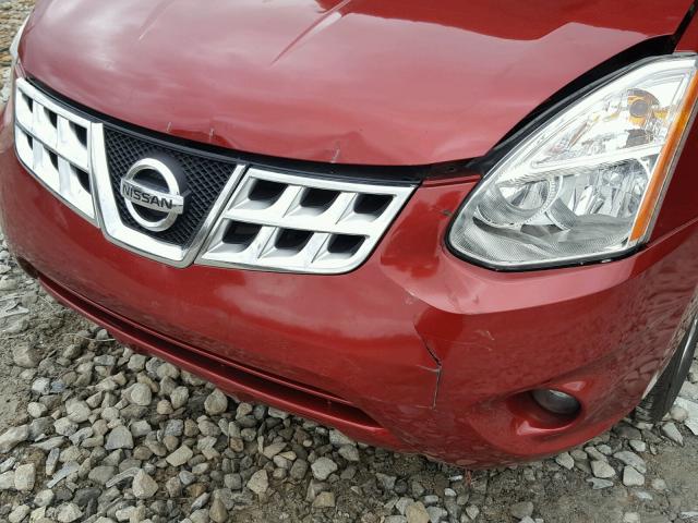 JN8AS5MT6BW176099 - 2011 NISSAN ROGUE S BURGUNDY photo 9